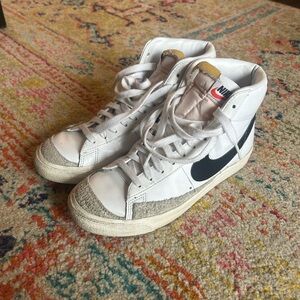Nike Blazer ‘77 White and Black High-Tops